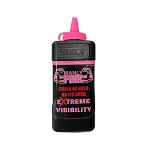 CE TOOLS Mean Green & Manly Pink EXTREME VISIBILITY Marking Chalks - 10 oz (283.5)- Made in USA Give Me Two Bundle