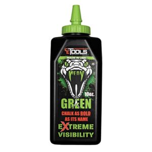 CE TOOLS Mean Green & Manly Pink EXTREME VISIBILITY Marking Chalks - 10 oz (283.5)- Made in USA Give Me Two Bundle