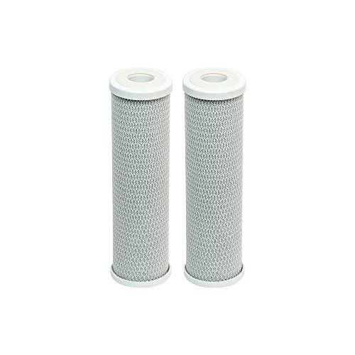 CFS – 2 Pack Whole House Water Filter Cartridges, Carbon Filter For Cleaner Water at Home – Remove Bad Taste & Odor – Whole House Replacement Water Filter Cartridge - 5 Micron - White