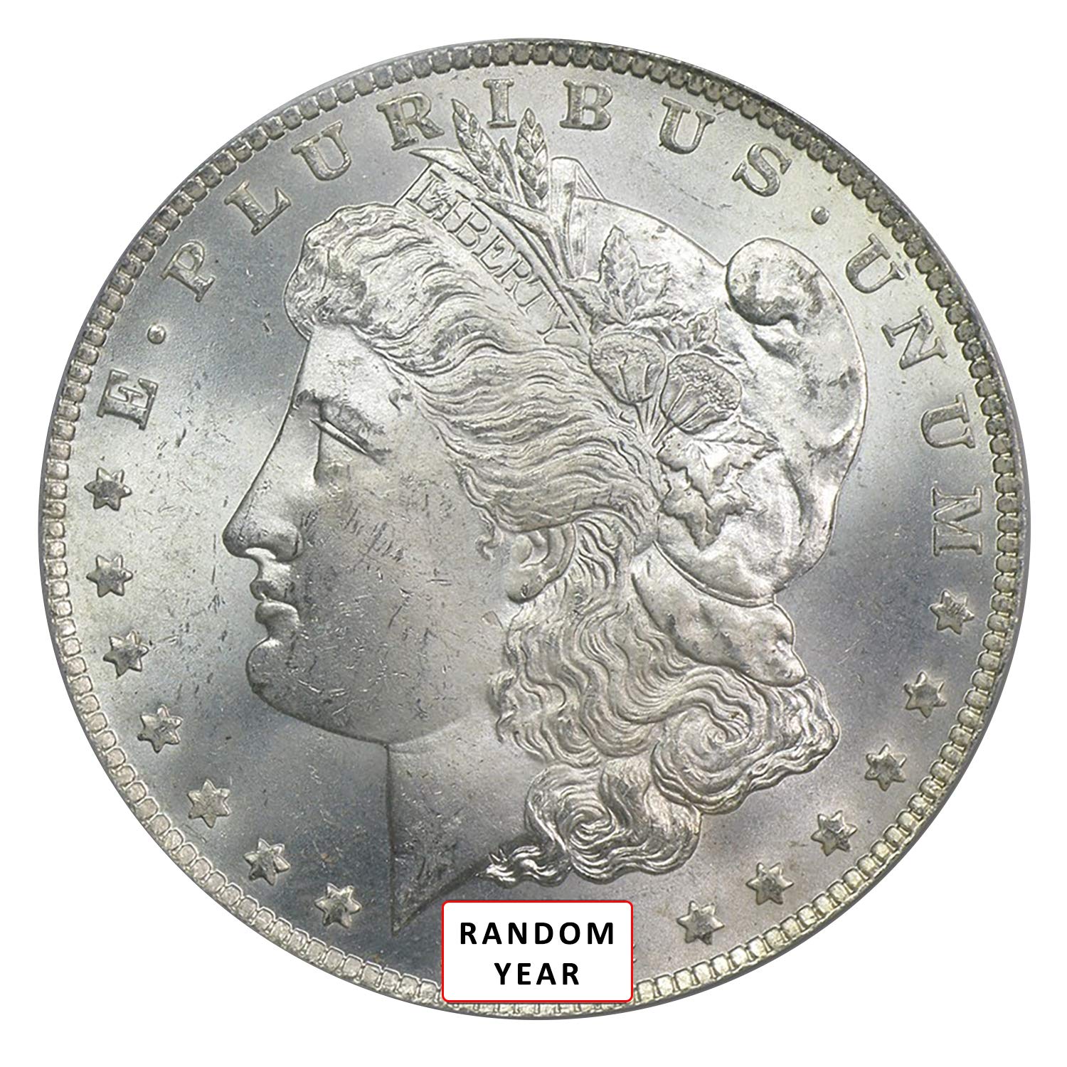 1878-1904 Random Date Morgan Dollar $1 MS64 PCGS