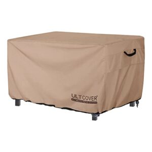 ultcover rectangular gas fire pit table cover 52x34 inch waterproof heavy duty firepit cover