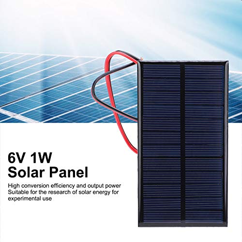 3Pcs Mini Solar Panel DC 6V Polysilicon Solar Cell Charger Module Solar DIY System Kits with 30cm Cable