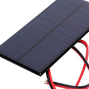 3Pcs Mini Solar Panel DC 6V Polysilicon Solar Cell Charger Module Solar DIY System Kits with 30cm Cable