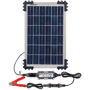 Optimate Solar Duo 10W, TM522-D1, 6-Step 12V / 12.8V 0.83A Weatherproof Solar Battery Saving Charger & maintainer