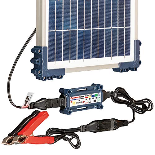 Optimate Solar Duo 10W, TM522-D1, 6-Step 12V / 12.8V 0.83A Weatherproof Solar Battery Saving Charger & maintainer