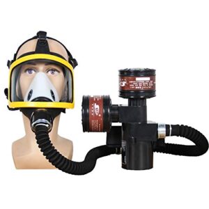 trudsafe portable electric papr respirator system, air respirator for painting, powered air purifying respirator, dust and industry use, supplied air respirator, large air volume, two filters