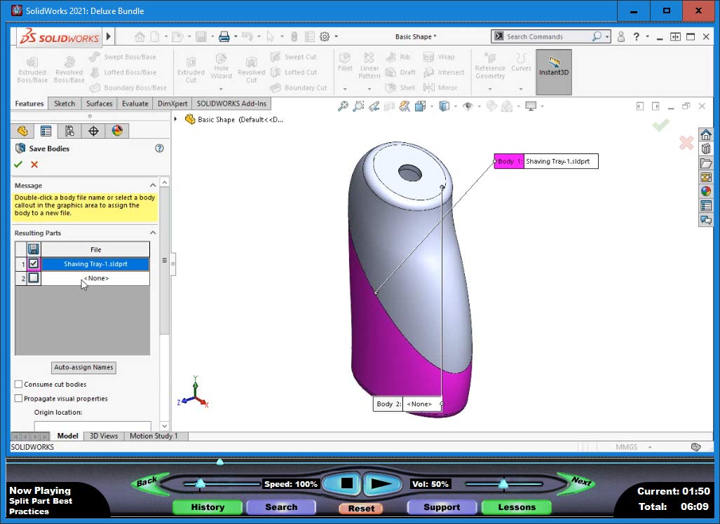 SOLIDWORKS 2021: Advanced Parts and Assemblies – Video Training Course