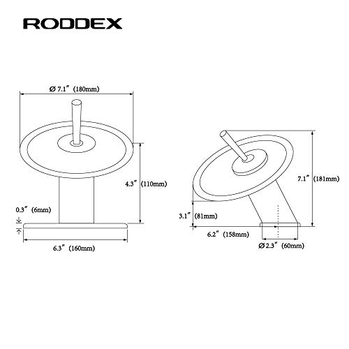 RODDEX Waterfall Bathroom Sink Faucet Solid Brass Glass One Handle Single Hole Basin Vanity Bathroom Faucet, Short,Brushed Nickel