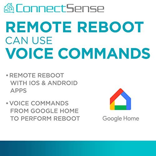 ConnectSense Router Rebooter, Monitors Your Internet Connection and Automatically Reboots Your Router When Failure is Detected, Can Also Power Cycle Other Devices.