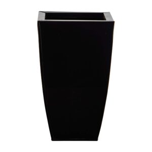 nearly natural 13in. tapered square metal planter