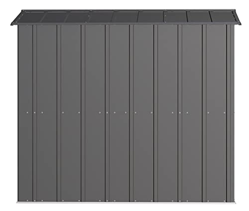 Arrow Classic Steel Storage Shed, 6x7, Charcoal