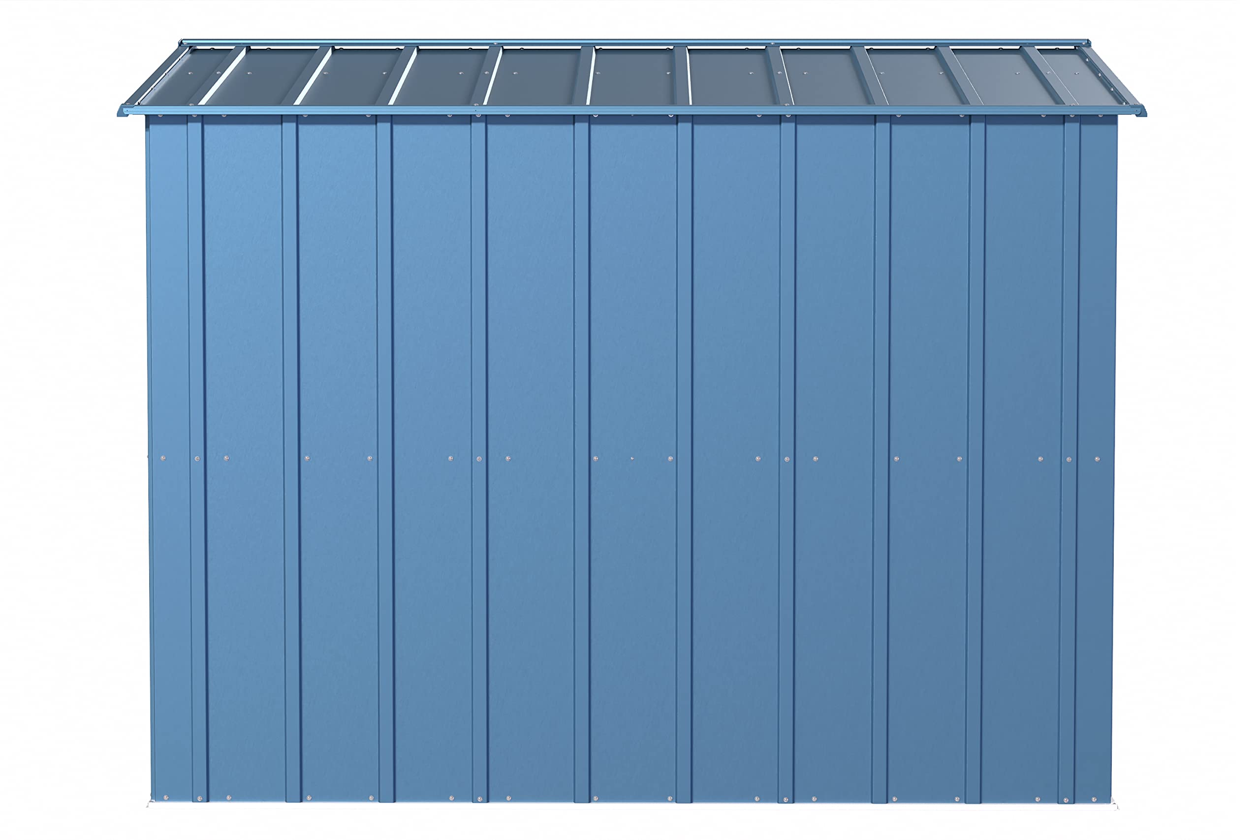 Arrow Classic Steel Storage Shed, 8x8, Blue Grey