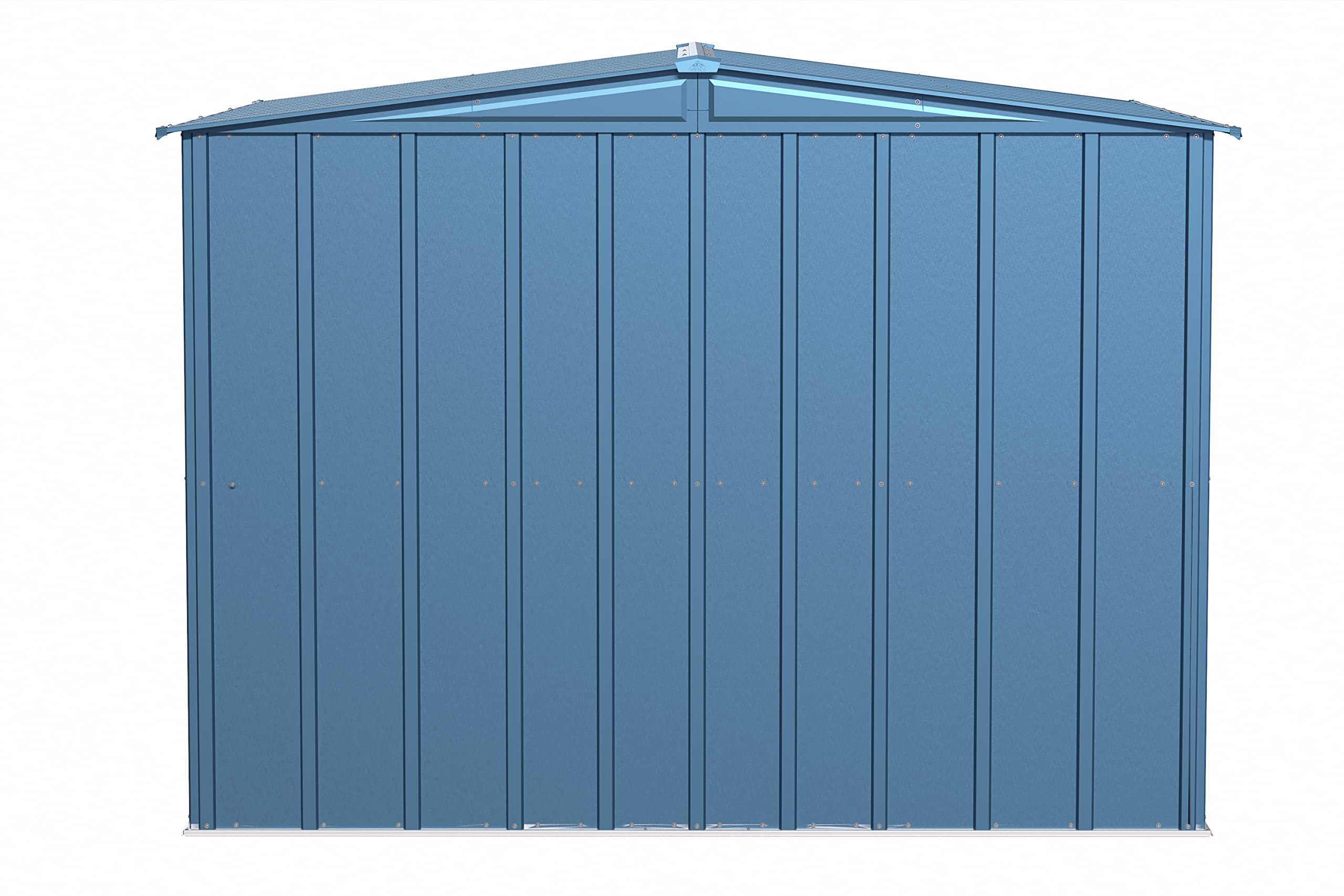 Arrow Classic Steel Storage Shed, 8x8, Blue Grey