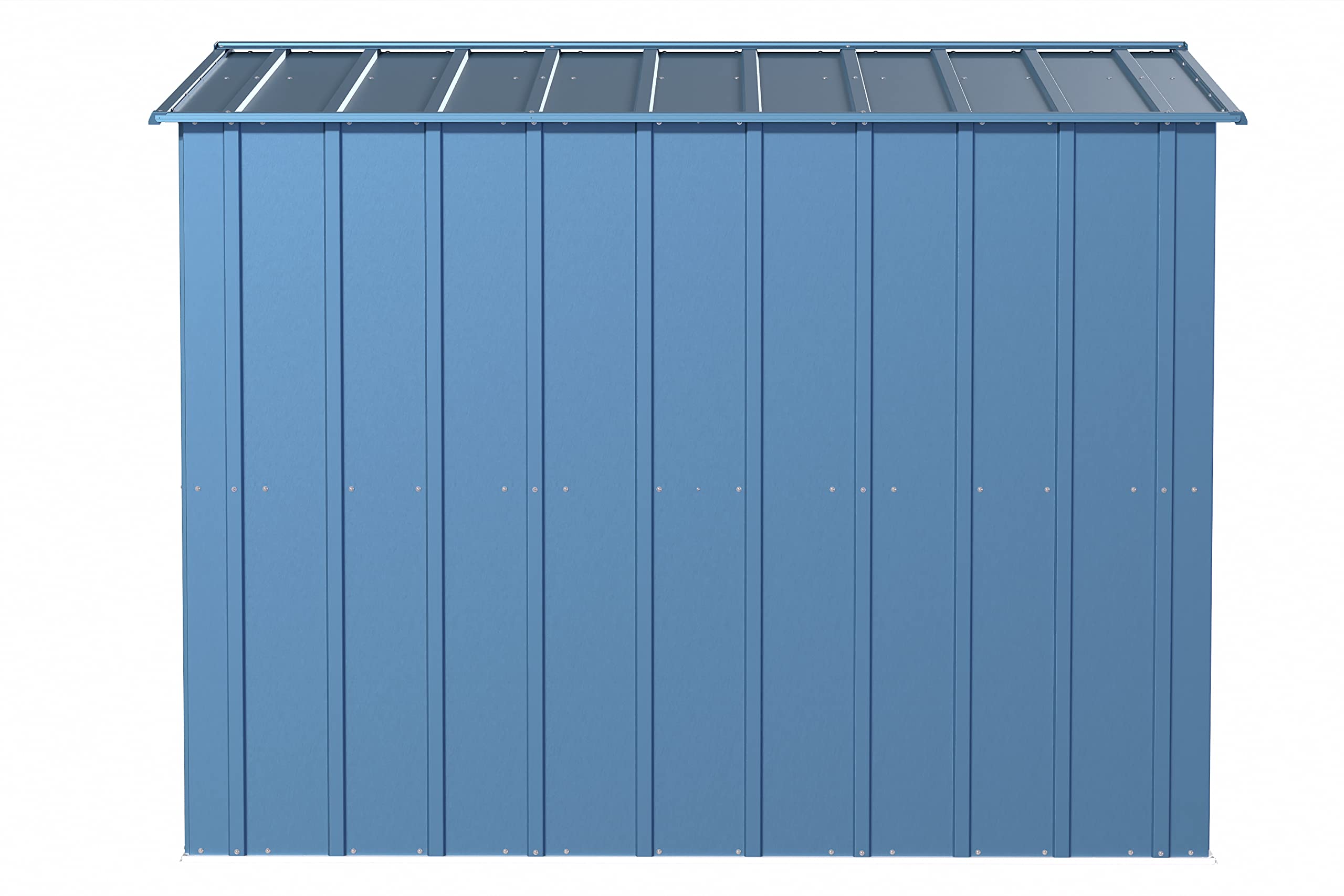 Arrow Classic Steel Storage Shed, 8x8, Blue Grey