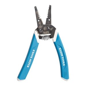 klein tools k11095 klein-kurve wire stripper and cutter, for 8-18 awg solid and 10-20 awg stranded wire