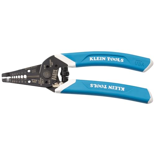 Klein Tools K11095 Klein-Kurve Wire Stripper and Cutter, for 8-18 AWG Solid and 10-20 AWG Stranded Wire