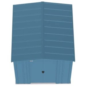 Arrow Classic Steel Storage Shed, 6x7, Blue Grey