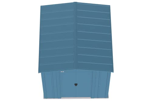 Arrow Classic Steel Storage Shed, 6x7, Blue Grey