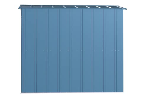 Arrow Classic Steel Storage Shed, 6x7, Blue Grey