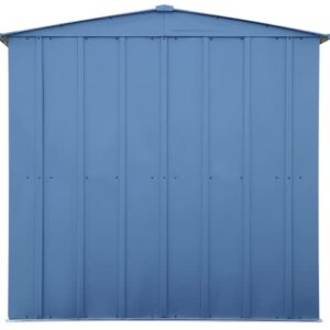 Arrow Classic Steel Storage Shed, 6x7, Blue Grey