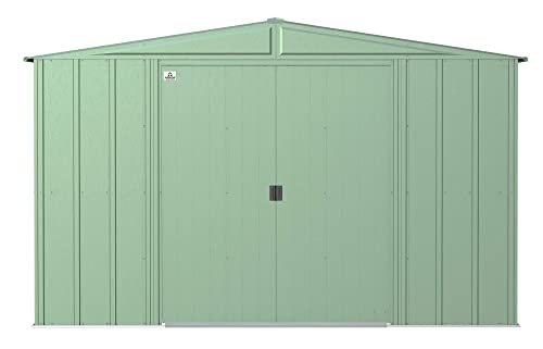 Arrow Classic Steel Storage Shed, 10x12, Sage Green