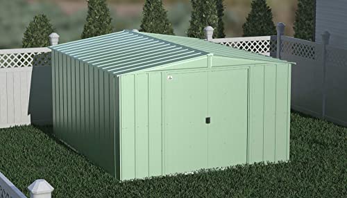 Arrow Classic Steel Storage Shed, 10x12, Sage Green