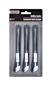 toolbench hardware 3 pack utility knife - tool bench hardware
