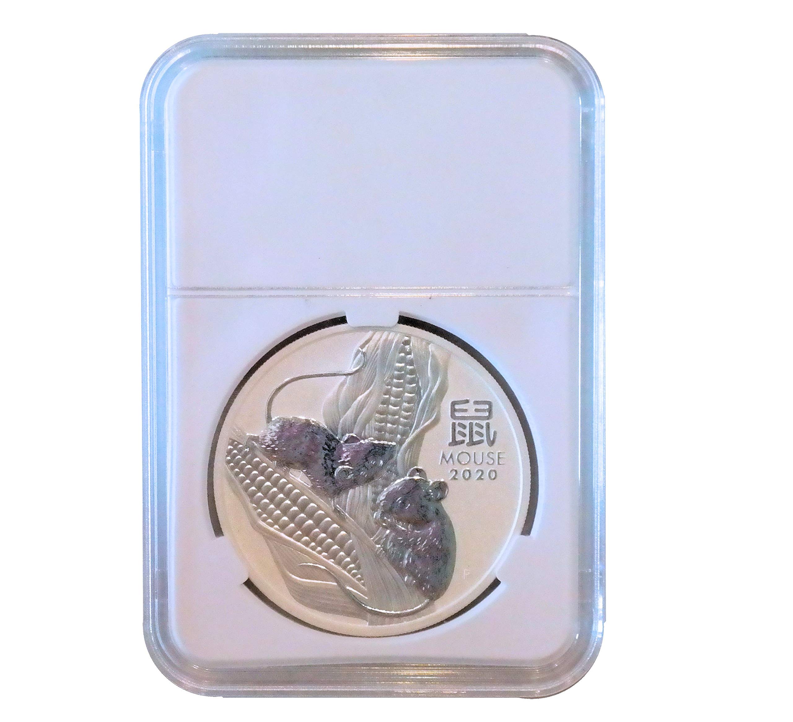 Ursae Minoris Elite Certified-Style Coin Holder for Australian Silver Lunar or Kookaburra 1 Ounce 3 Pak