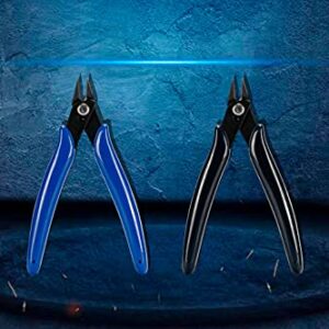 Flush Cutter Micro Precision Wire Cutters Diagonal Cutting Pliers for Electronic, Model, Jewelry Making