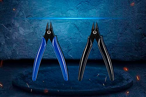 Flush Cutter Micro Precision Wire Cutters Diagonal Cutting Pliers for Electronic, Model, Jewelry Making