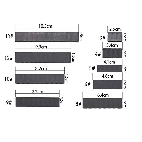 3-13 Holes Hex Shank Screwdriver Bit Holder, Drill Bit and Driver Bit Plastic Screwdriver Head Storage Case, 9 pcs Poly Bag By MKMKYEE