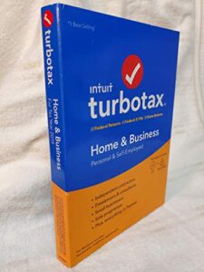 turbotax 2019 home & business software cd [pc and mac] [old version]