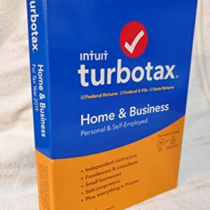 TurboTax 2019 Home & Business Software CD [PC and Mac] [Old Version]