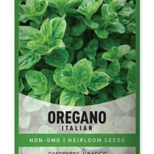 Oregano Seeds for Planting Heirloom Non-GMO Herb Plant Seeds for Home Herb Garden Makes a Great Gift for Gardening by Gardeners Basics