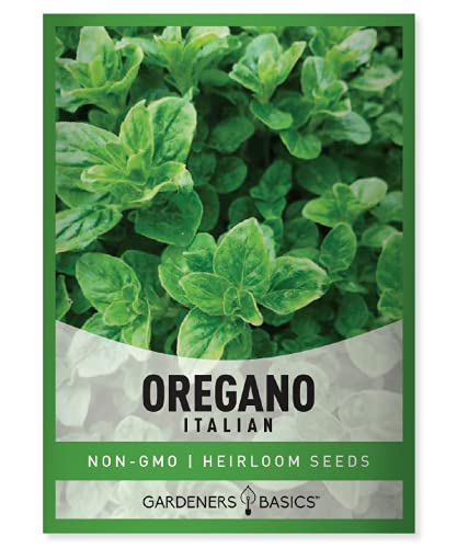 Oregano Seeds for Planting Heirloom Non-GMO Herb Plant Seeds for Home Herb Garden Makes a Great Gift for Gardening by Gardeners Basics