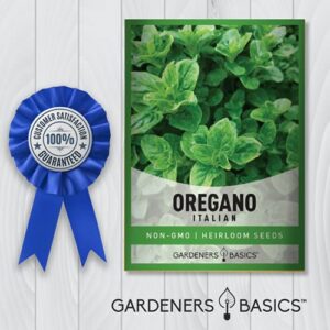 Oregano Seeds for Planting Heirloom Non-GMO Herb Plant Seeds for Home Herb Garden Makes a Great Gift for Gardening by Gardeners Basics