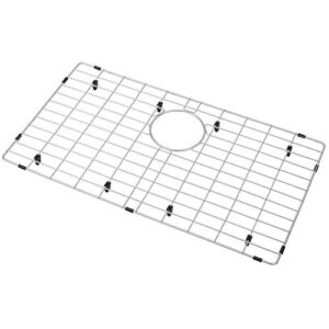 zeesink kitchen sink grid 26 11/16" x 14 3/4",sink bottom grid,stainless steel sink grid and sink protectors for kitchen sink with rear drain for single bowl kitchen sink