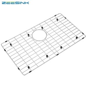 Zeesink Kitchen Sink Grid 26 11/16" X 14 3/4",Sink Bottom Grid,Stainless Steel Sink Grid and Sink Protectors for Kitchen Sink with Rear Drain for Single Bowl Kitchen Sink