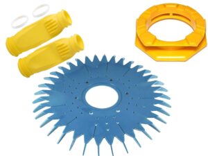 makhoon 4 pieces pool cleaner replacements include w70329 pool cleaner finned seal w69698 pool cleaner diaphragm w70327 foot pad compatible with zodiac baracuda g2, g3, g4 replace w69721 w72855