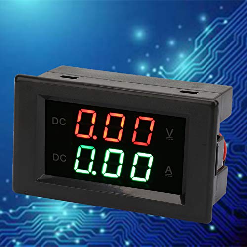 Heayzoki Volt Amp Meter, Digital Voltmeter Ammeter, Dual Display Integrated Voltage Ampere Meter DC 0~100V 20A, Voltage Amperage Tester