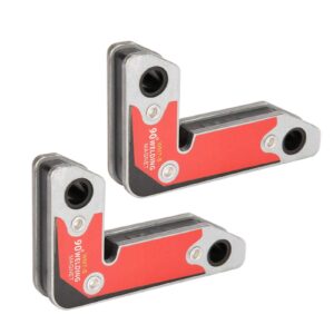 Magnetic Welding Holders,2pcs 30/60/90 Degree Inside/Outside Magnet Welding Clamp Magnetic Holder Fixer Welder Tool