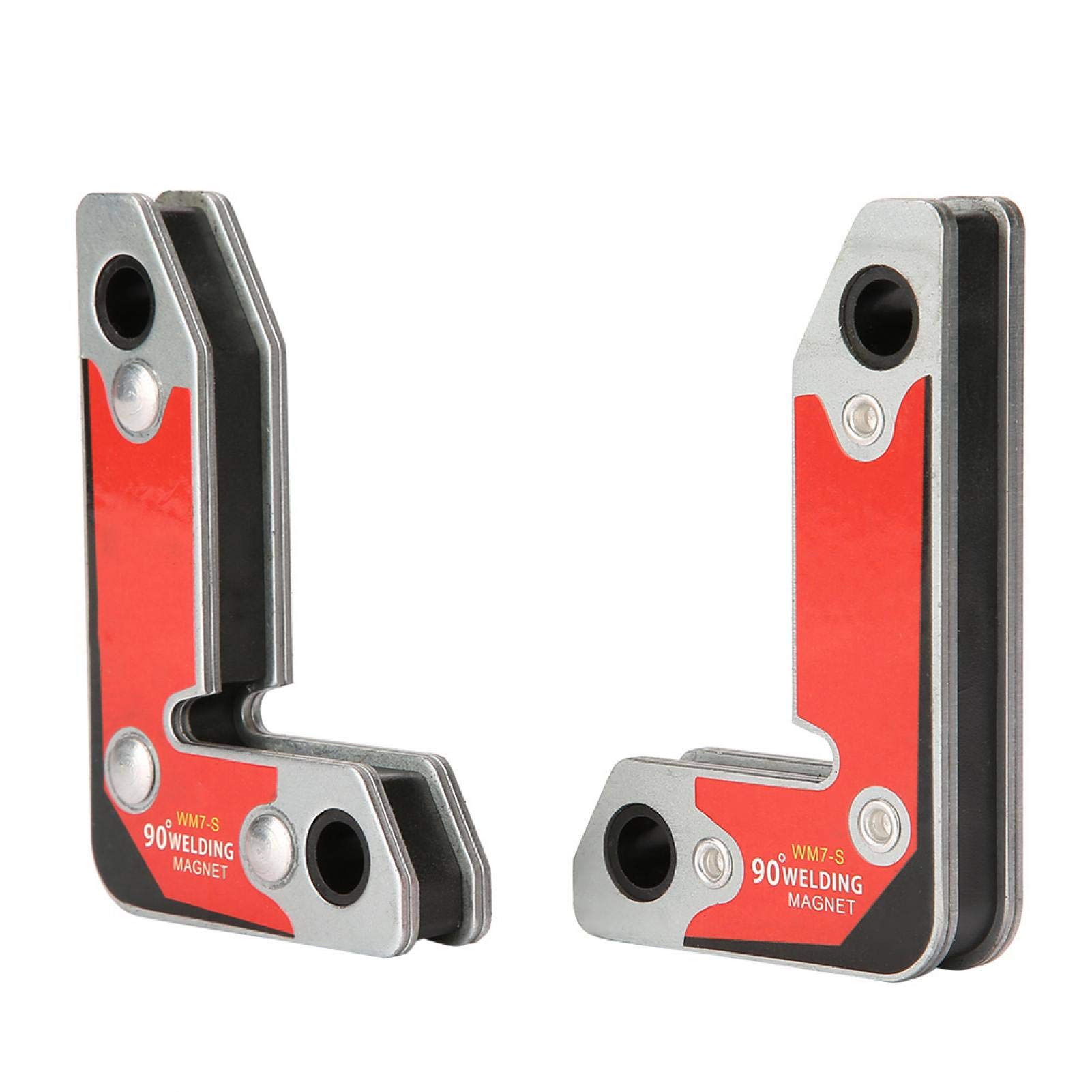 Magnetic Welding Holders,2pcs 30/60/90 Degree Inside/Outside Magnet Welding Clamp Magnetic Holder Fixer Welder Tool