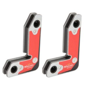 Magnetic Welding Holders,2pcs 30/60/90 Degree Inside/Outside Magnet Welding Clamp Magnetic Holder Fixer Welder Tool