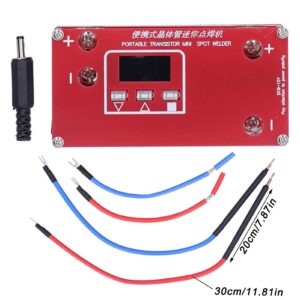 TOPINCN Portable Mini Spot Welder Machine with LCD Screen DIY Spot Welding Machine Equipment