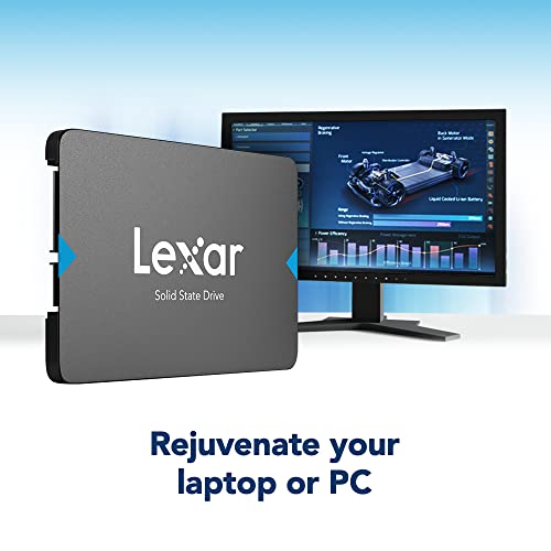 Lexar NQ100 480GB 2.5” SATA III Internal SSD, Solid State Drive, Up to 550MB/s Read (LNQ100X480G-RNNNU)