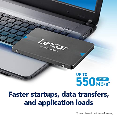 Lexar NQ100 480GB 2.5” SATA III Internal SSD, Solid State Drive, Up to 550MB/s Read (LNQ100X480G-RNNNU)