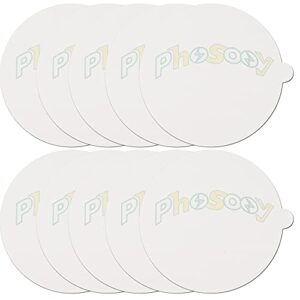 Phosooy Sticky Glue Board, Sticky Glue Board Pad Refills, Flea Trap Refill Discs for Pest Control Mosquito Trap, 10 Per Pack