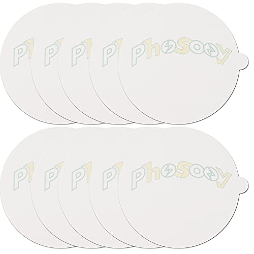 Phosooy Sticky Glue Board, Sticky Glue Board Pad Refills, Flea Trap Refill Discs for Pest Control Mosquito Trap, 10 Per Pack