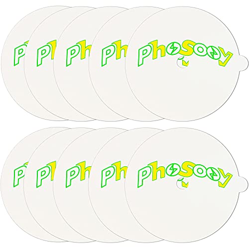 Phosooy Sticky Glue Board, Sticky Glue Board Pad Refills, Flea Trap Refill Discs for Pest Control Mosquito Trap, 10 Per Pack