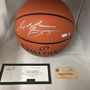 Kobe Bryant Los Angeles Lakers Signed Autograph NBA Game Basketball Silver Ink Steiner Sports & Panini Authentic Certified